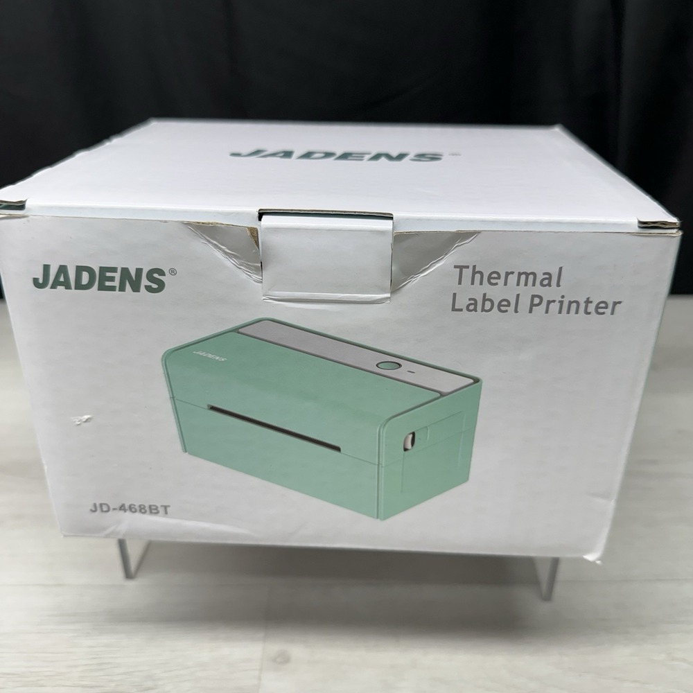 Jadens JD-468BT Thermal Shipping Label Bluetooth Printer MINT Green NEW
